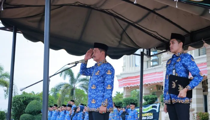 Wakil Bupati Aceh Besar Pimpin Upacara Hardikda ke-67 di Kota Jantho